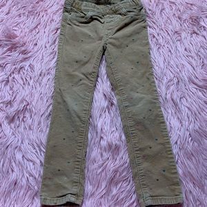 H & M corduroy tan leggings